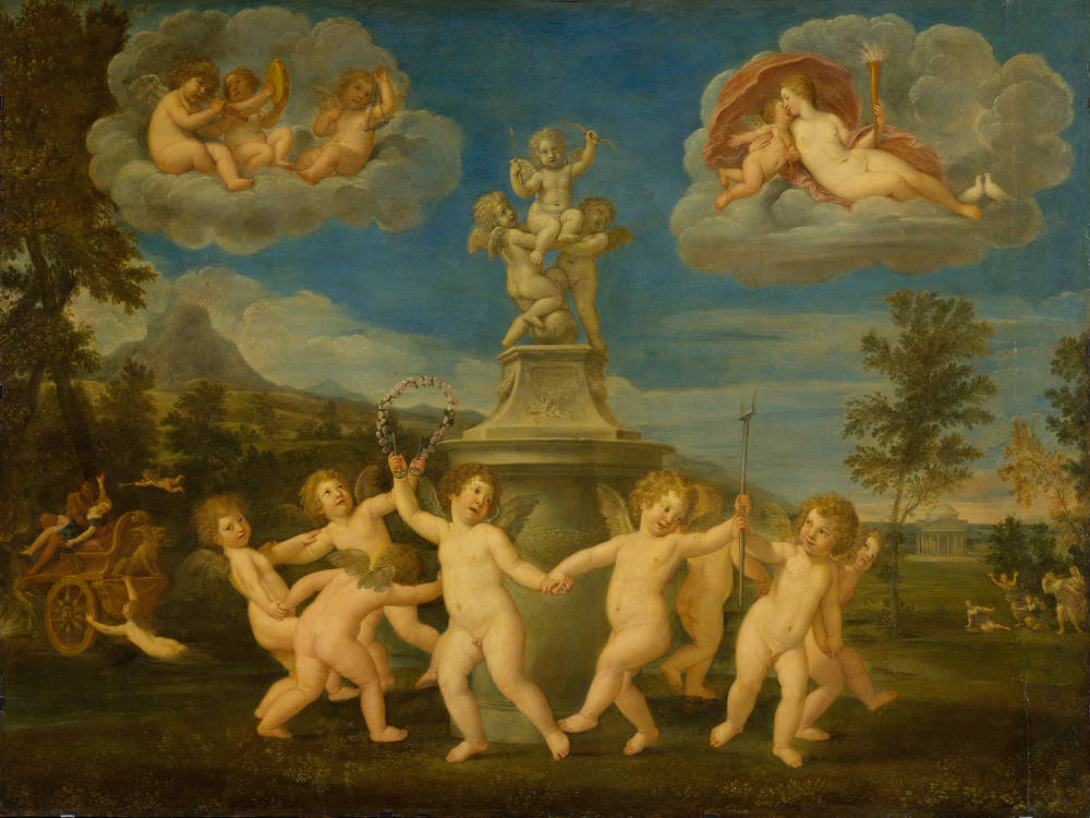 Francesco Albani Amorettentanz um 1640 SKD Gemäldegalerie Alte Maister Gal. Nr. 337 Foto Elke Estel